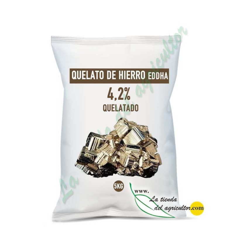 Quelato de ferro 6% Fe-EDDHA (4,2% orto-ortoquelado) (5 Kg)