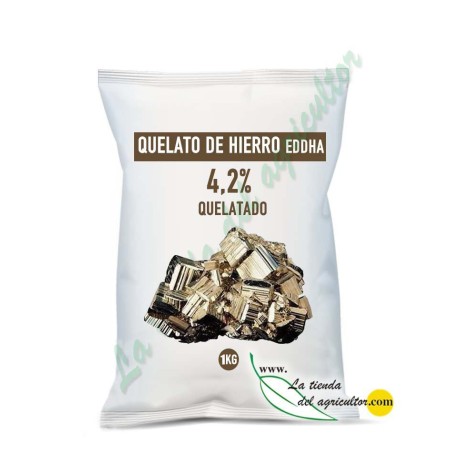 Quelato de ferro 6% Fe-EDDHA (4,2% orto-ortoquelado) (1 Kg)